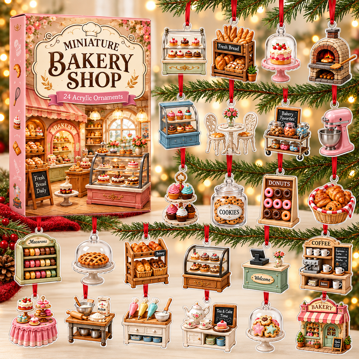 Miniature Bakery Shop Advent Calendar 2026 - 24-Day Festive Countdown, Acrylic Charms Blind Box - Gift For Baking Lovers 79cc5071-4835-4b5b-81bc-e784e49c8120-bakery-box-charms.png