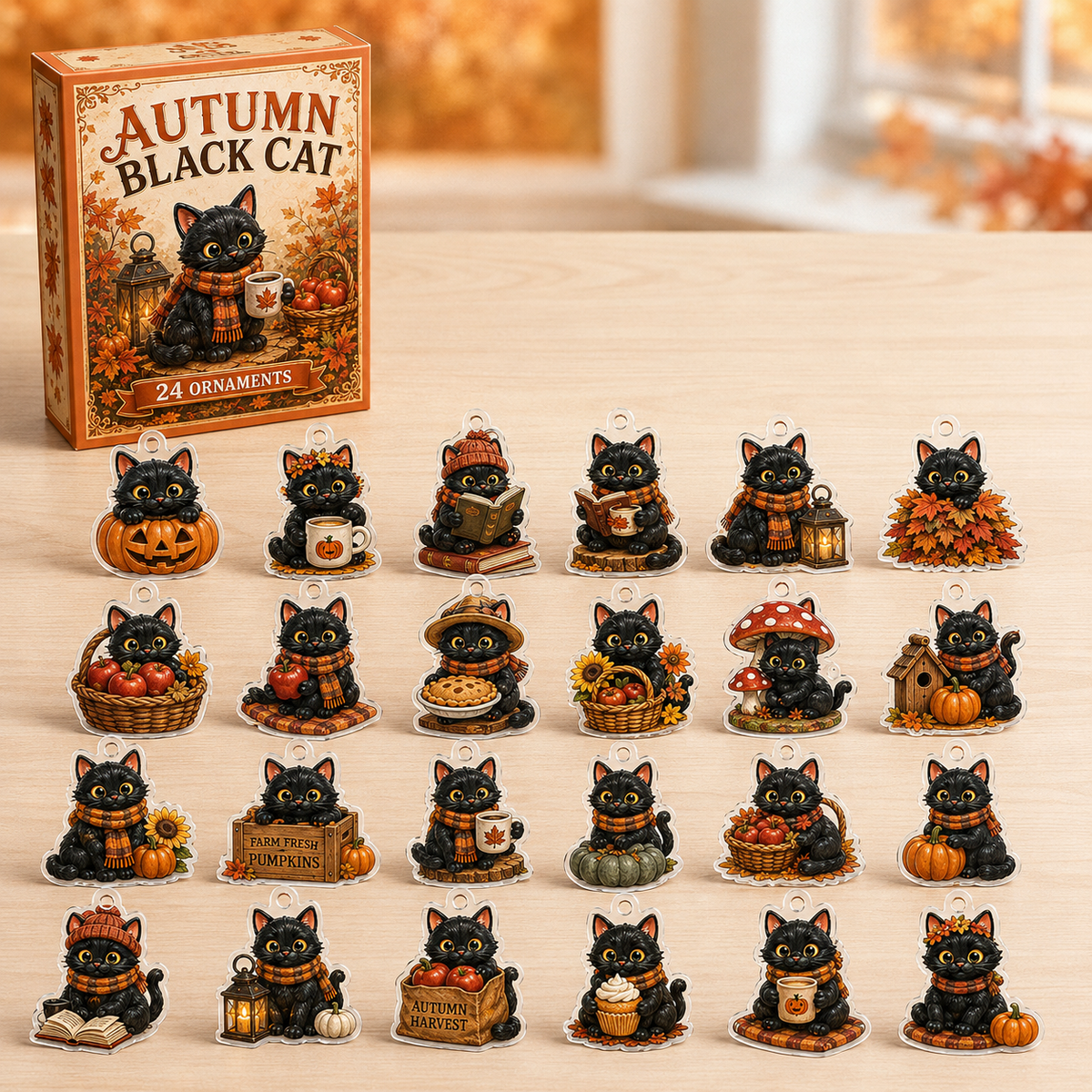 Autumn Black Cat Advent Calendar 2026 - 24-Day Festive Countdown, Acrylic Charms Blind Box - Gift For Black Cat Lovers 79d76c13-7a7f-4a20-babb-2ba46ee41ba9-box-charms.png