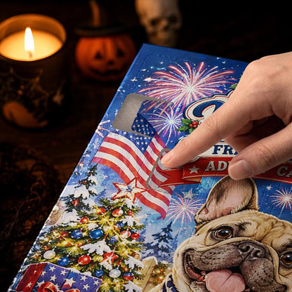 Custom French Bulldog Advent Calendar 24 Charms, Personalized Frenchie Dog Xmas Countdown Box, Patriotic Pet Lover Present 79e015cd-d258-44e8-9d5e-46e9eab52411-il_1588xN.8647434461_is2x.jpg