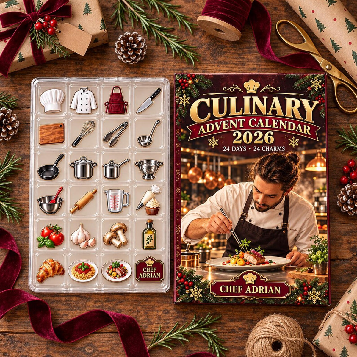 Personalized Culinary Advent Calendar: Custom Chef Blind Box, 24 Charms 79e4001e-630d-4257-9e4a-92f7573f87df-il_1588xN.8648825005_cujt.jpg