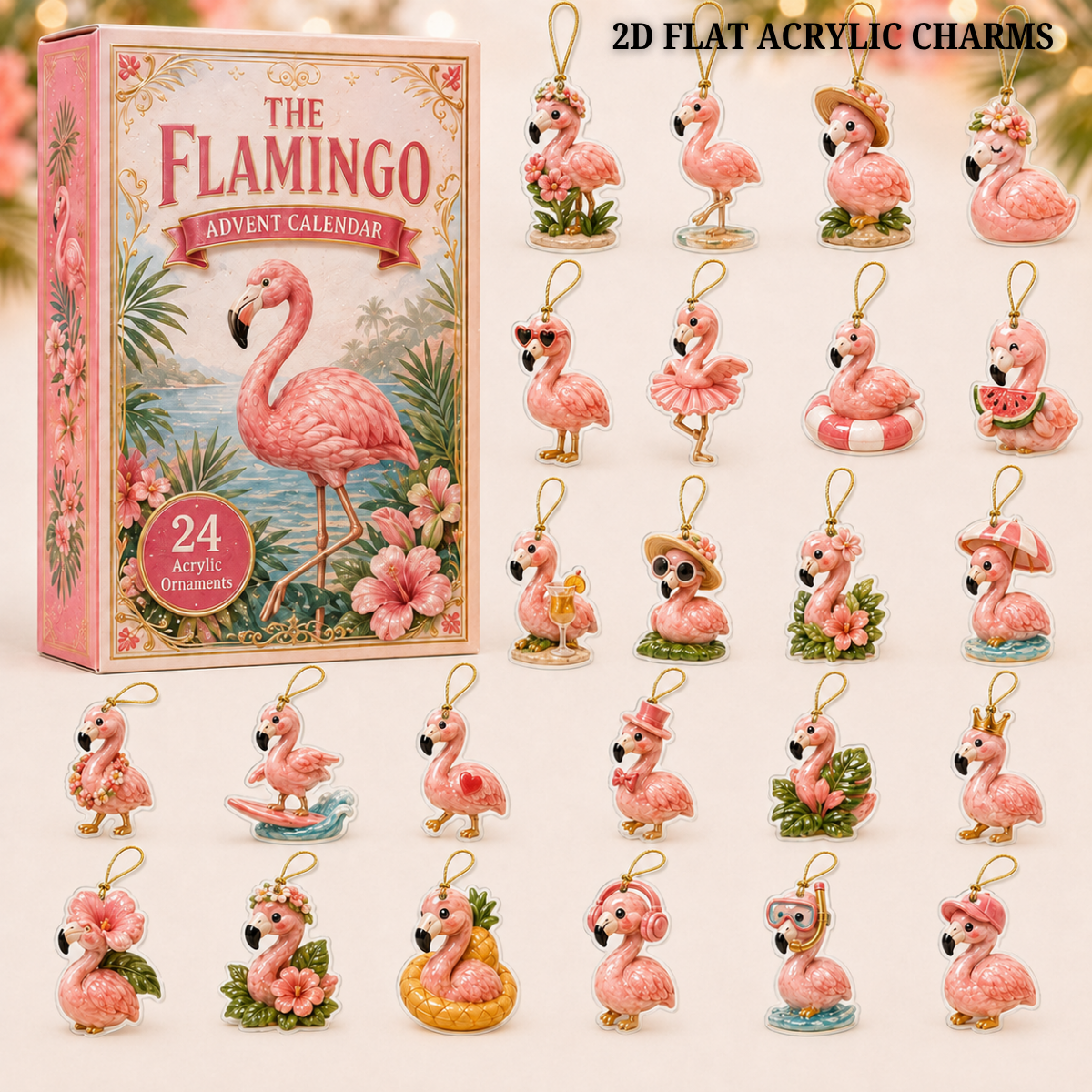 Pretty Flamingo Advent Calendar 2026 - 24-Day Festive Countdown, Acrylic Charms Blind Box - Gift For Flamingo Lovers 79e759cc-2b18-418d-87f2-783691d0e67a-text.png
