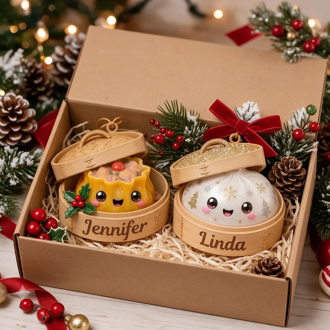 Personalized Glitter Dumpling Ornament, Cute Dim Sum Acrylic Squishy Style Christmas Ornament, Christmas Gift For Kid 79e81eb6-707a-40b8-8c2a-919c08434a5d-il_1140xN.8560451479_thrn_converted.png