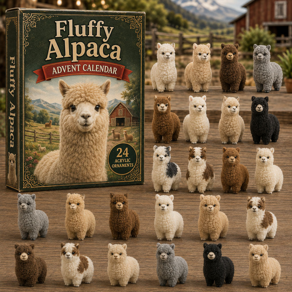 Fluffy Alpaca Advent Calendar 2026 - 24-Day Festive Countdown, Acrylic Charms Blind Box - Gift For Farm Lovers 79ef8066-7d8d-4603-a3f6-8fab70850d6d-alpaca.jpg