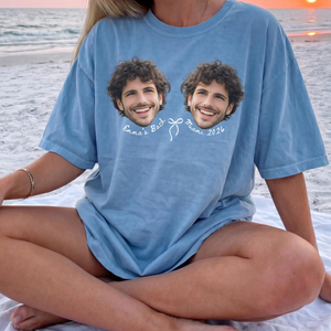 Custom Groom Face Bachelorette Party Shirts, Beach Bachelorette Shirt, Funny Bachelorette Shirts Bride To Be, Personalized Groom Photo Tee