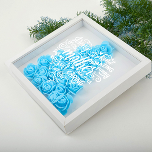 Mother Appreciation - Custom Flower Frame Box - Gift For Mom, Mother's Day Gift