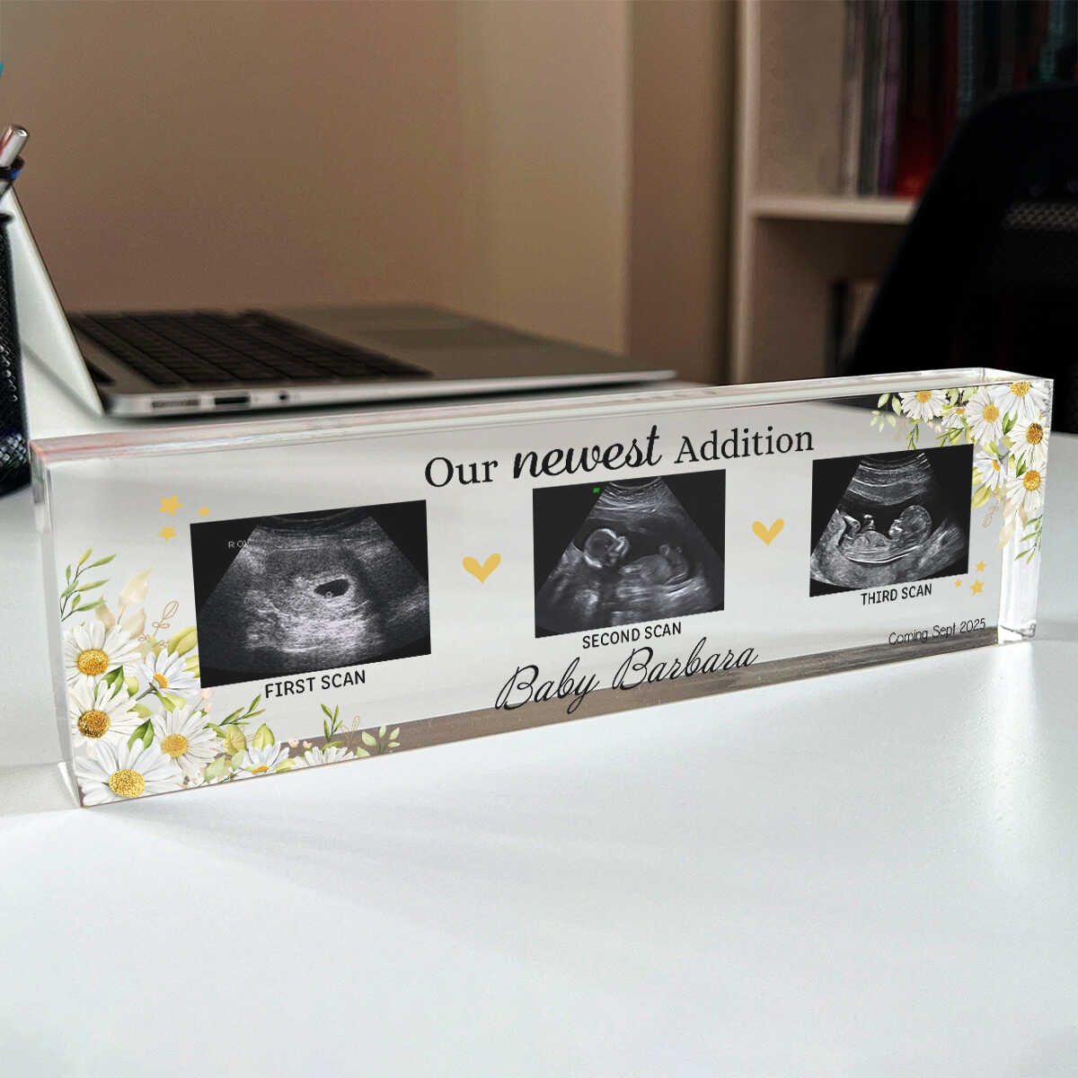 Our Newest Addition - Personalized Name Plate - Gift For New Mom Dad, Mother's Day Gift