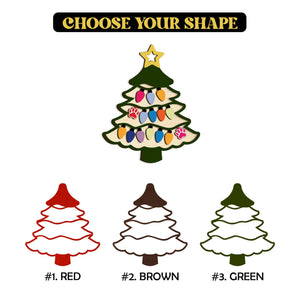 Personalized Family Wooden Ornament 2024, Family Name Ornaments, Custom Family Tree, Xmas Gift First Christmas Ornament, Grandkids Ornament