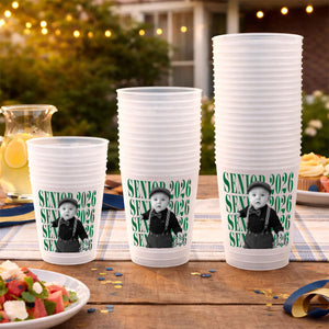 Custom Vintage Childhood Photo Graduation Gift Party - Personalized Cups