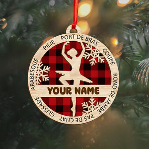 Custom Ballerina Christmas Ornaments, Ballet Ornaments, Christmas Gift For Girl, Christmas For Ballerina, Xmas Gift For Ballet Girls