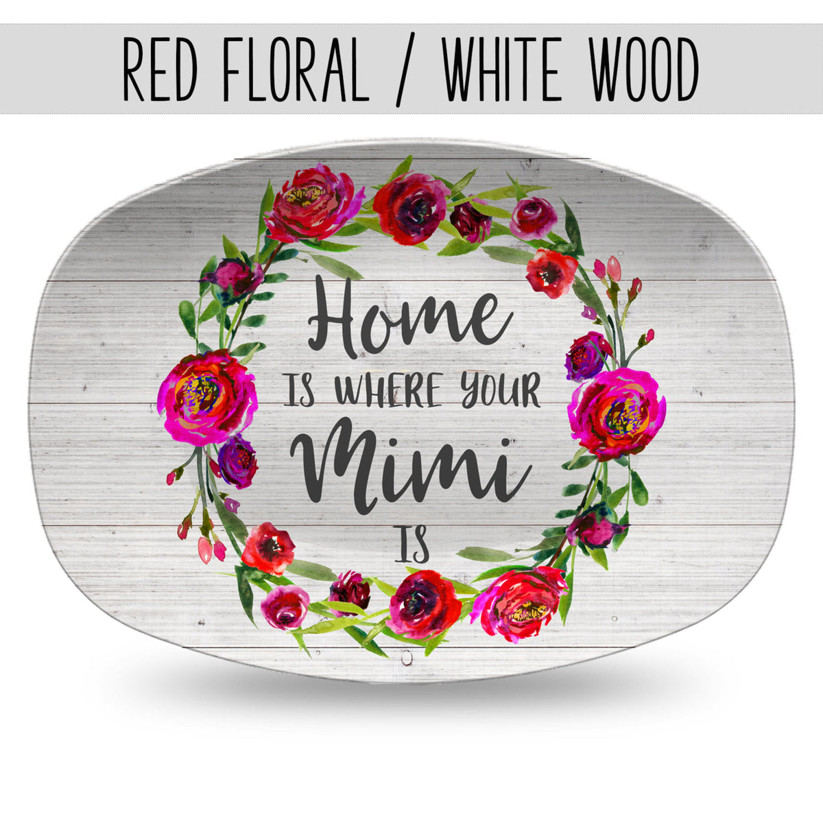 Home Is Where Your Mom Is, Mother's Day Personalized Platter, Custom Plate from Kids, Gift for Moms