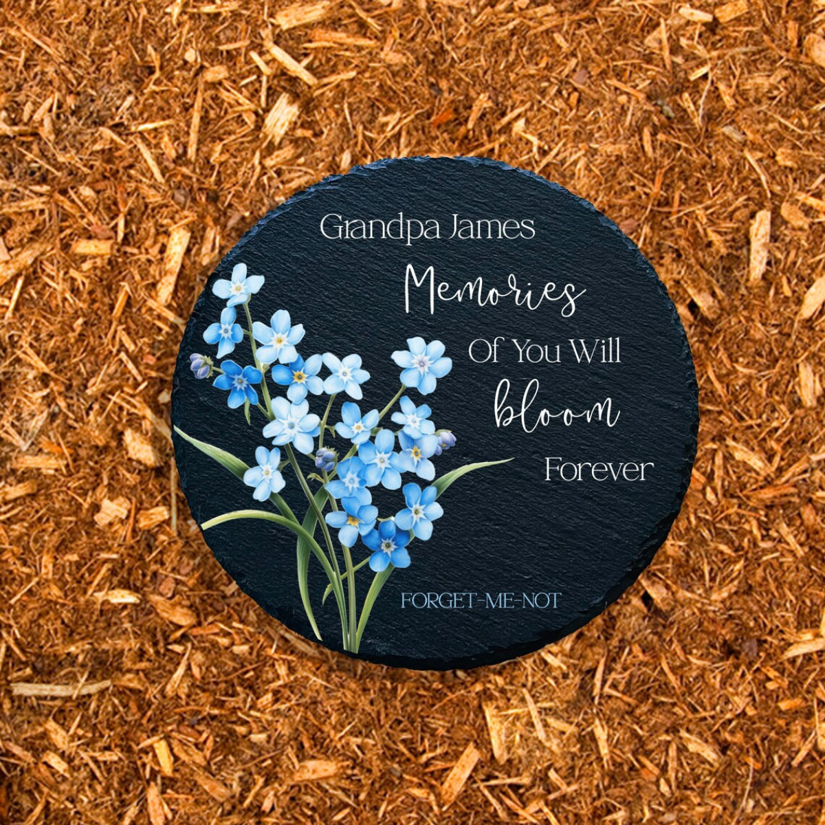 May the Winds of Heaven Blow Softly, Sympathy Gift, Slate Grave Marker, Keepsake, Remembrance, Bereavement Gift, Loss of a Loved One