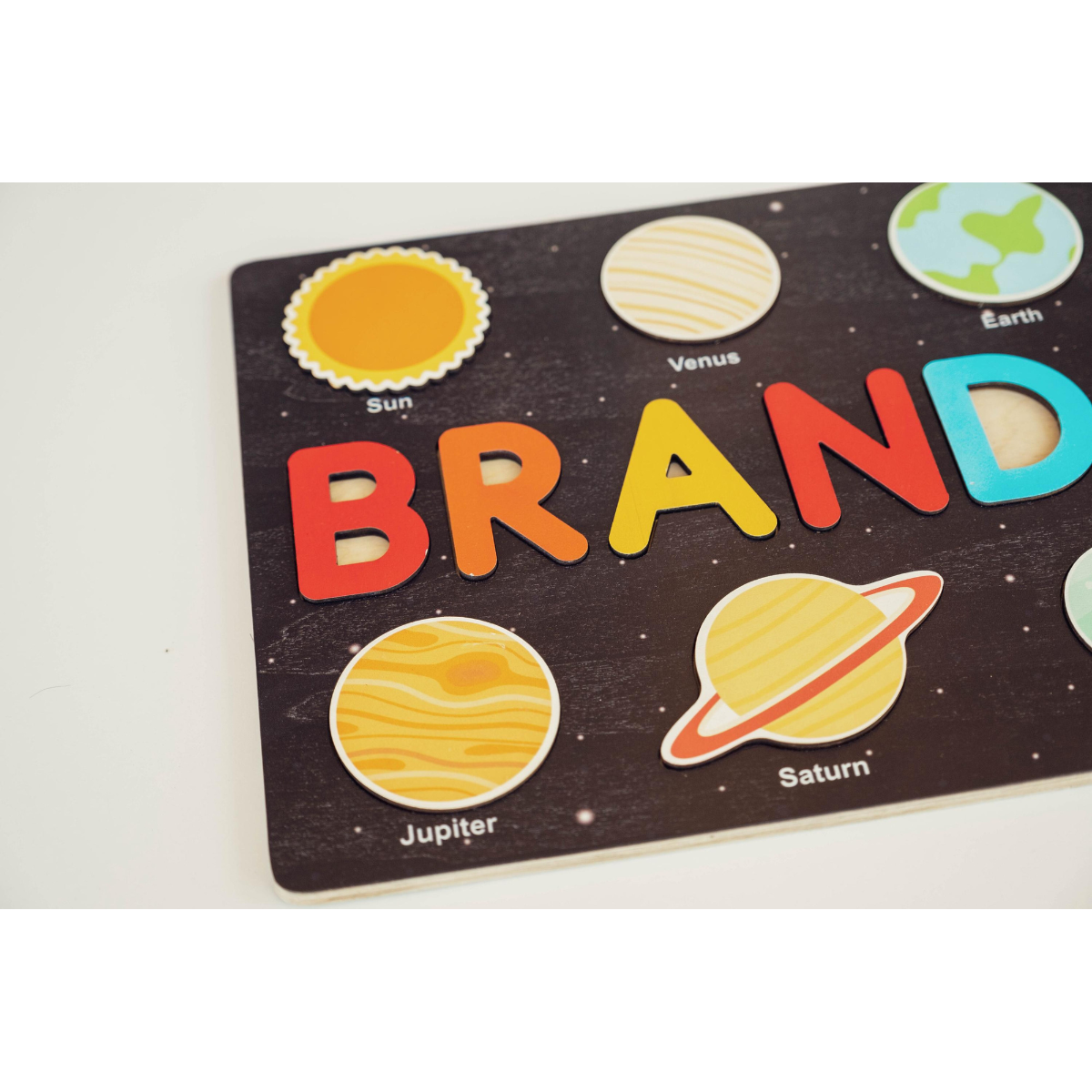 Solar System Wooden name puzzle, Baby Name Puzzle, 1st Birthday Gift For Kids, Baby Shower Gift, Nursery Decor, Easter Gift for kids