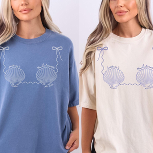 Bachelorette Shirts Seashell shirt Bach Club Shirt Bride Club Last Splash Beach Bikini Tshirt Bridesmaid Gift Matching Party