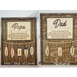Fishing Dad Gift, Fisherman Gifts, Fishing Grandpa Gift, Father's Day Gift for Dad, Father's Day Personalized gift, Fishing Lures for Dad