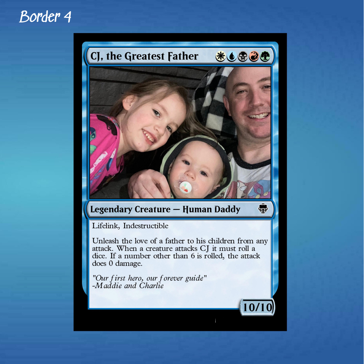 Custom Fathers Day Magic Card, Custom Text, Color, Photo, Dad Birthday, Husband, Dad Gift Ideas