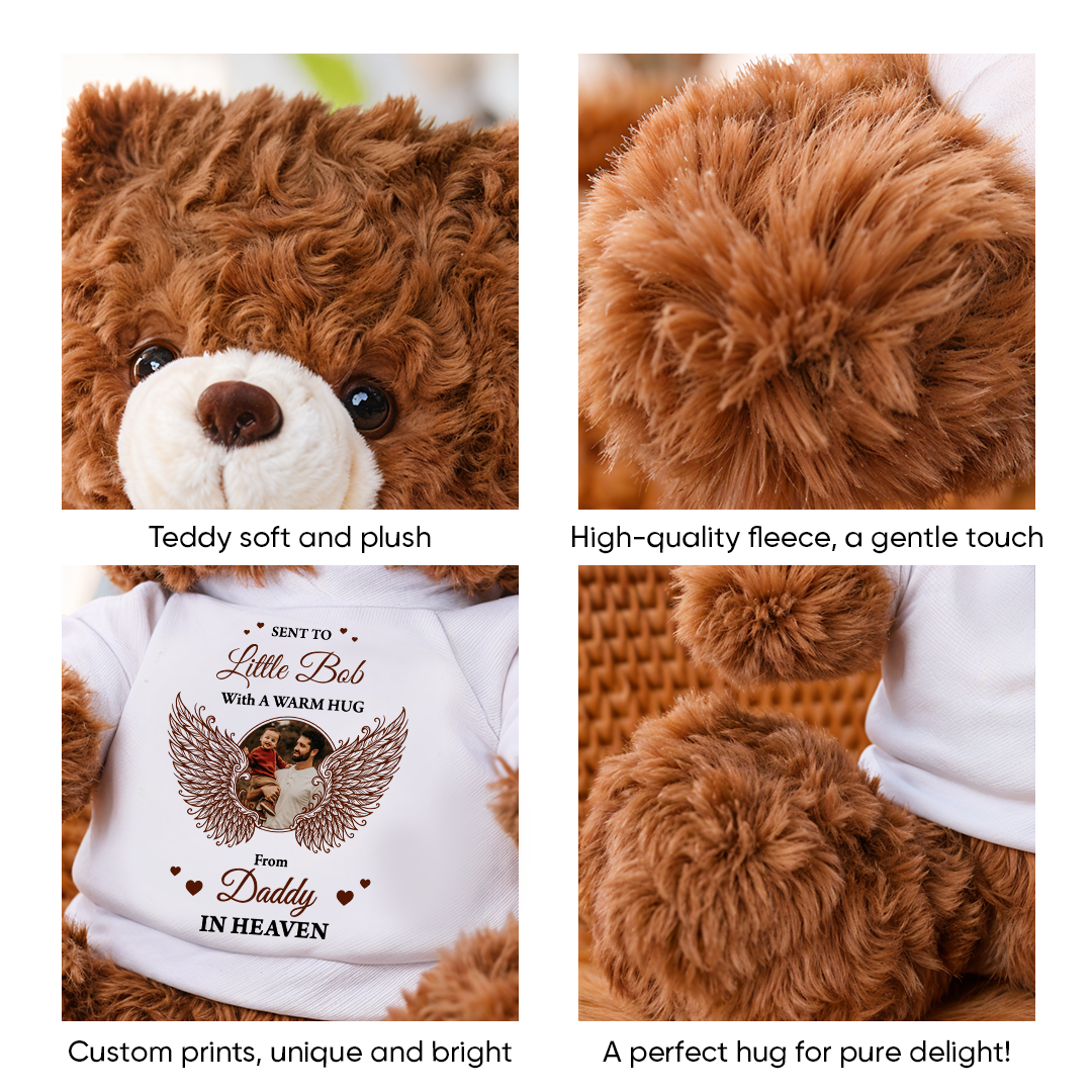 A Warm Hug Memorial - Personalized Memorial Teddy Bear