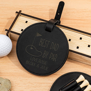 Fathers Day Gift Golf, Best Dad By Par, Personalized Golf Gift For Him, Coach Gifts From Team, For Grandpa, Dad Golf Gifts, Golf Tee Holder