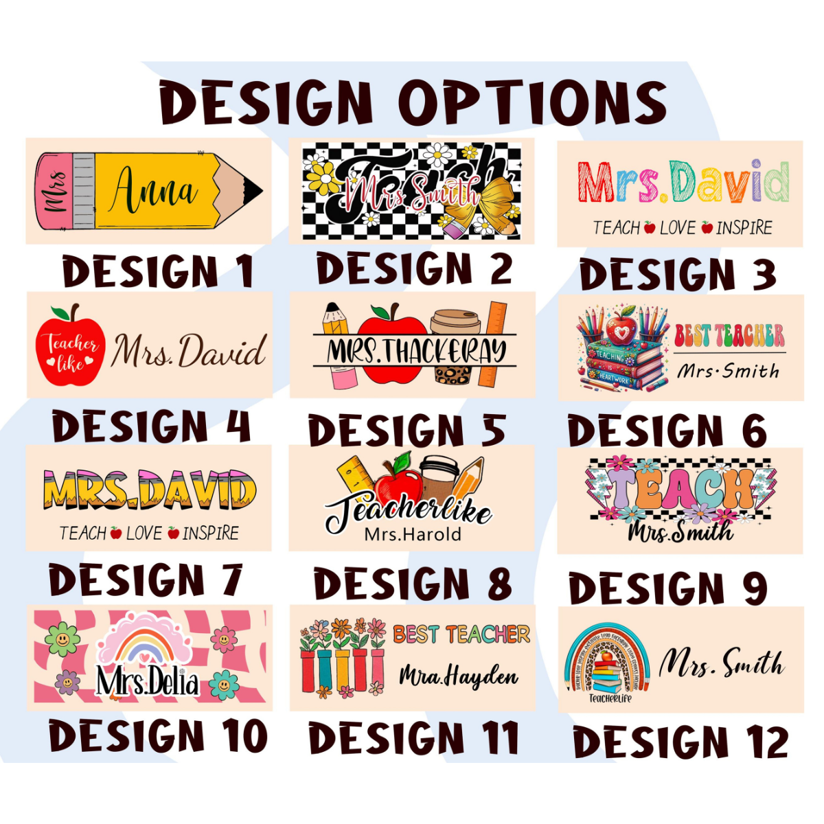 Custom Teacher Appreciation Gifts, Personalized Teacher Whiteboard Eraser, Chalkboard Eraser with Marker,Preschool Teacher Name gifts,Eraser