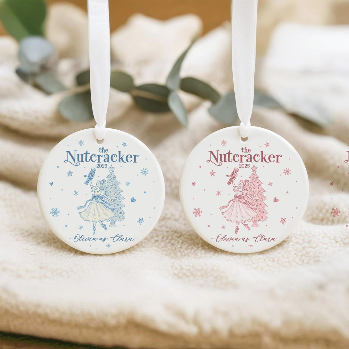 Nutcracker Ornament, Nutcracker Ornament, Personalized The Nutcracker Ballet Dancer Keepsake Ornament, Ballet Gift for Dancer