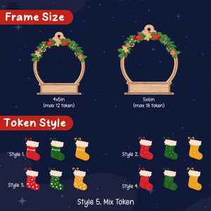 Christmas Stockings Family - Personalized 4D Shaker Ornament - Christmas Gift For Family