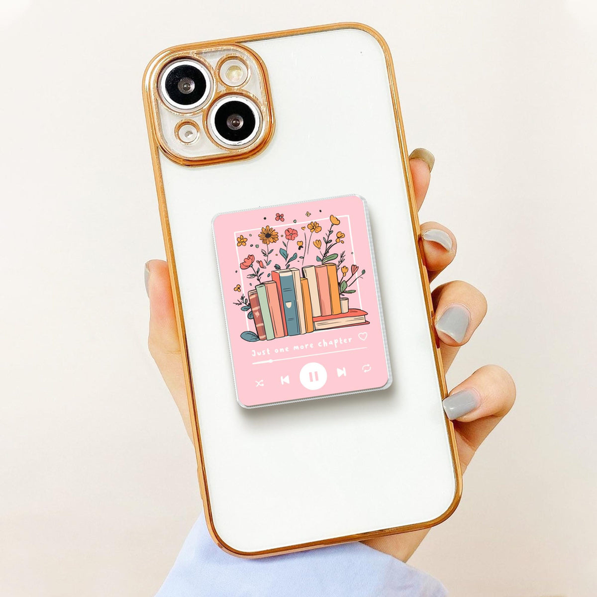 Just One More Chapter Phone Grip, Bookish Grips, Book Lover Popsocket, Phone Accessory, Bookish Accessory, Book Gift, Book Club Gift