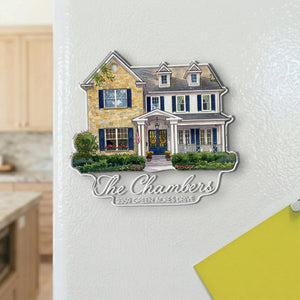 Personalized New Home Fridge Magnet, Custom First Home Address Gift, Watercolor Housewarming Gift, Home Moving Keepsake 7a0c4283-b529-4999-93ad-68d4bc69cc8c-1.jpg