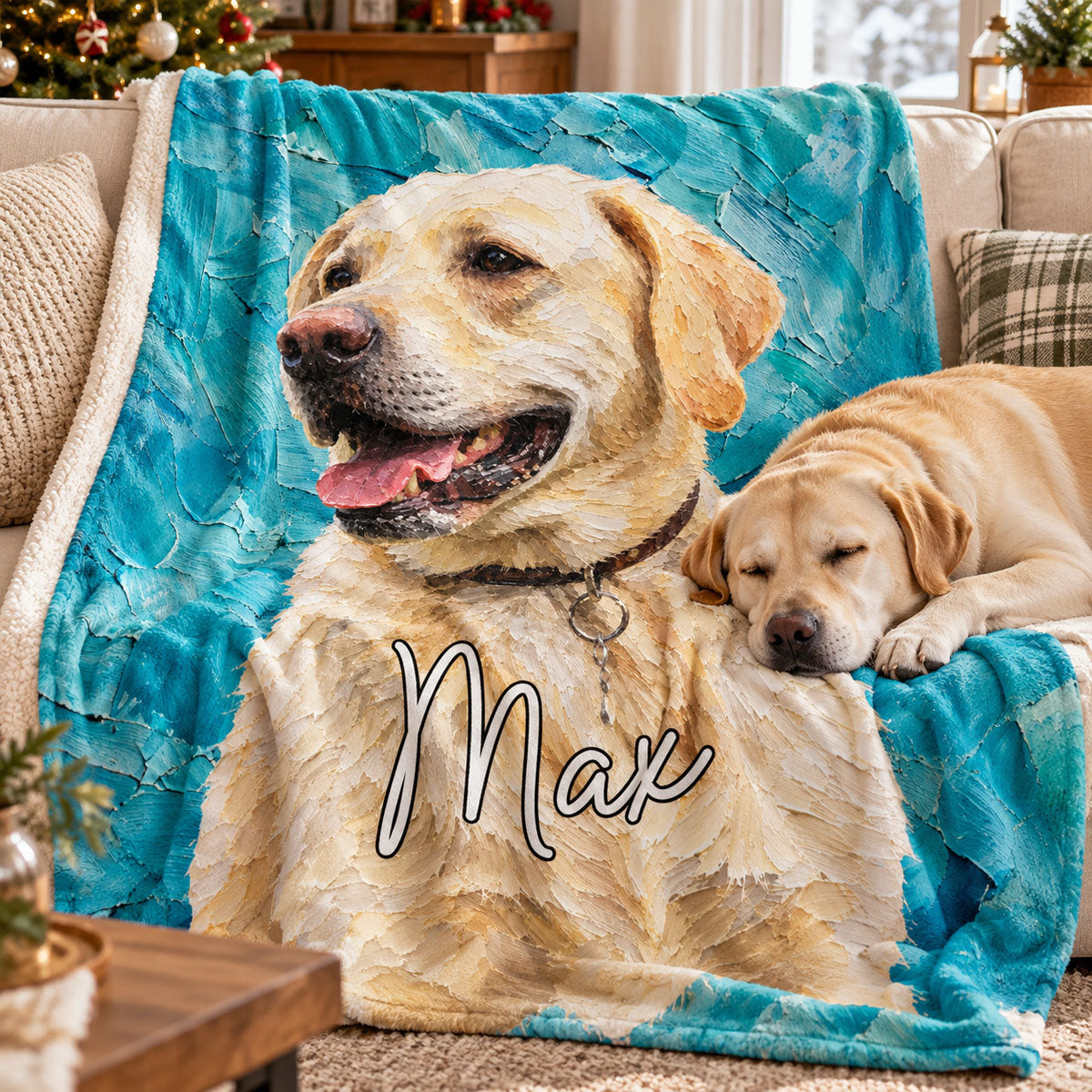 Personalised Oil Painting Style Pet Photo Soft Throw Blanket with Name Home Decor Birthday Pet Memorial Gift for Pet Lovers 7a0c5346-7c5d-41ab-8b8b-1f31c759e16c-banner-2.jpg