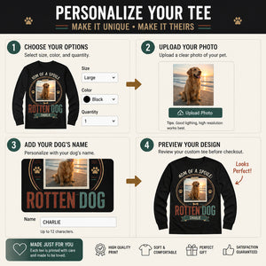 Spoiled Rotten Dog Mom Photo Long-Sleeve Tee - Personalized DMM Long Sleeve Tee 7a1af092-6d3d-401f-9c44-cc53bee6dbea.jpg