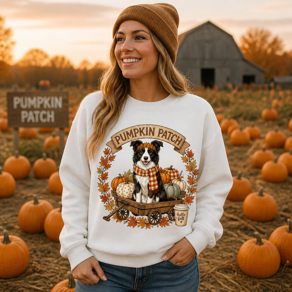 Border Collie Pumpkin Patch Fall Sweatshirt - Sweatshirt 7a3fade8-bbbd-47aa-8d9b-a5de56db4de5.jpg
