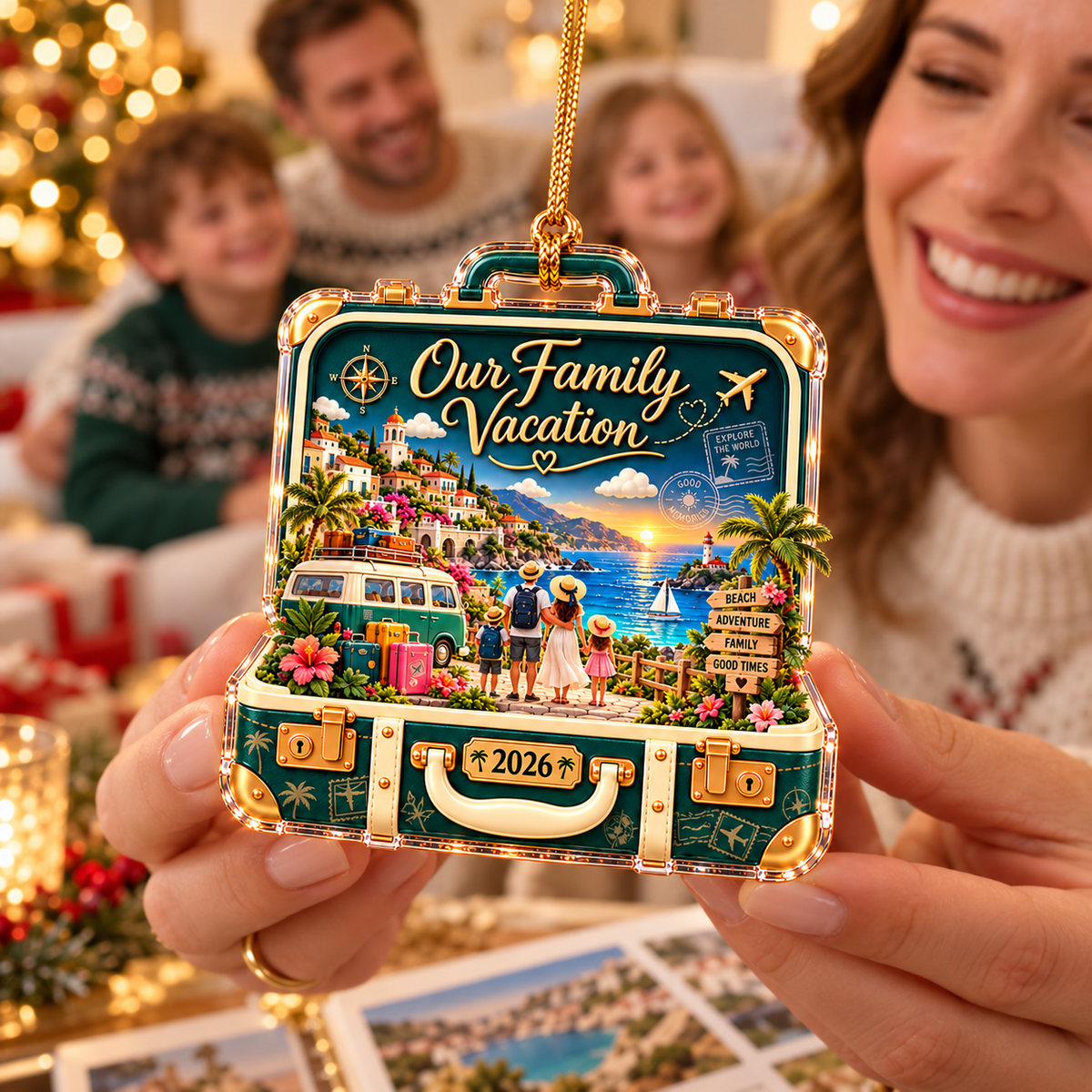 Personalized Family Vacation Suitcase Ornament – Custom Year, Summer Beach Travel Keepsake, Christmas Gift for Traveling Families 7a456206-0592-4b00-8ede-30532e4bf856-Our-Family-Vacation-Ornament-4.png