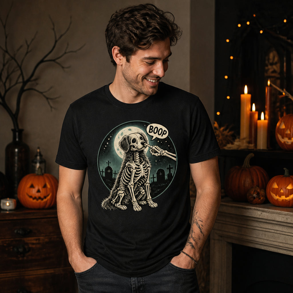Boop Skeleton Dog Halloween Tee - T-shirt 7a7841cd-bb05-49f2-8559-9191b906789b.jpg