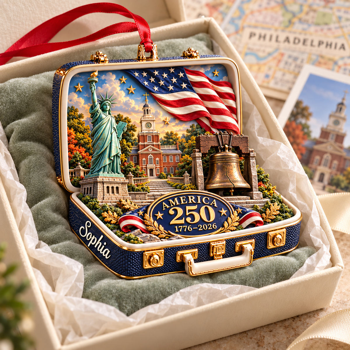 Personalized America 250th Anniversary 3D Suitcase Christmas Ornament – 1776–2026 USA Keepsake & Patriotic Gift 7a82a449-9d9d-49d2-863a-5098c3e8cd62-America-250th-Anniversary-Gift-Ornament-3.png