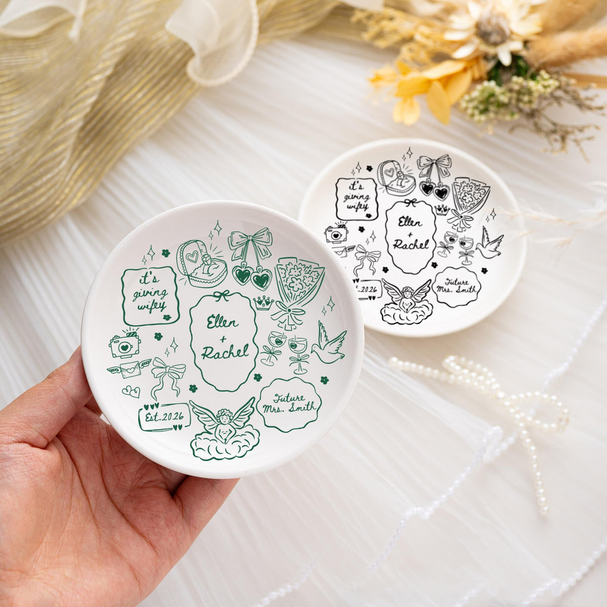 Custom Future Bride Jewelry Dish, Wedding Ring Dish, Wedding Keepsake Gifts for Bride, Wedding Gifts, Bride To Be,Future Mrs Giffts 7a8e9b17-6919-40b0-bc37-639845f64c7b-3.jpg