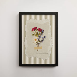 Custom Birth Flower Family Print, Personalized Floral Wall Art, Living Room Decor 7ad6f382-62b4-4423-a4de-93d9d13f3534-3.jpg