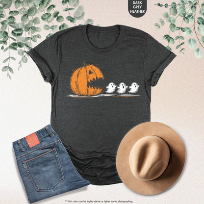 Halloween Pumpkin Eat Ghost Shirt, Funny Halloween Shirt, Halloween Gamer Gift, Halloween Party Tee, Pumpkin Ghost Shirt, Spooky Ghost Tee 7af5e881-464d-4ee8-a3f1-2252caef1847-1.jpg