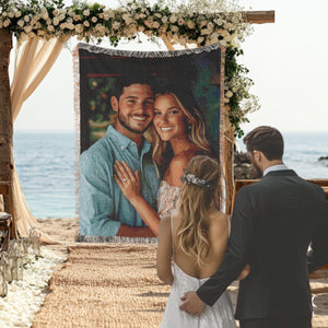 Soft Woven Blanket Personalized Photo Throw, Custom Blanket with Picture for Adults, Custom Gift Wedding, Grandma, Personalized Memorial Blanket 7b0248e2-ca01-4d1b-9eb5-824edd401abb-3.jpg