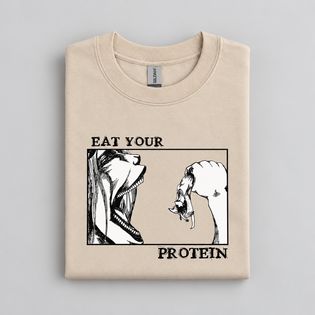 Eat Your Protein Anime Shirt | Titan Honnor Tee, Unique Gift For Hims, Hers 7b41f0fd-2008-4a27-8773-531c7f6aeafe-c8.png