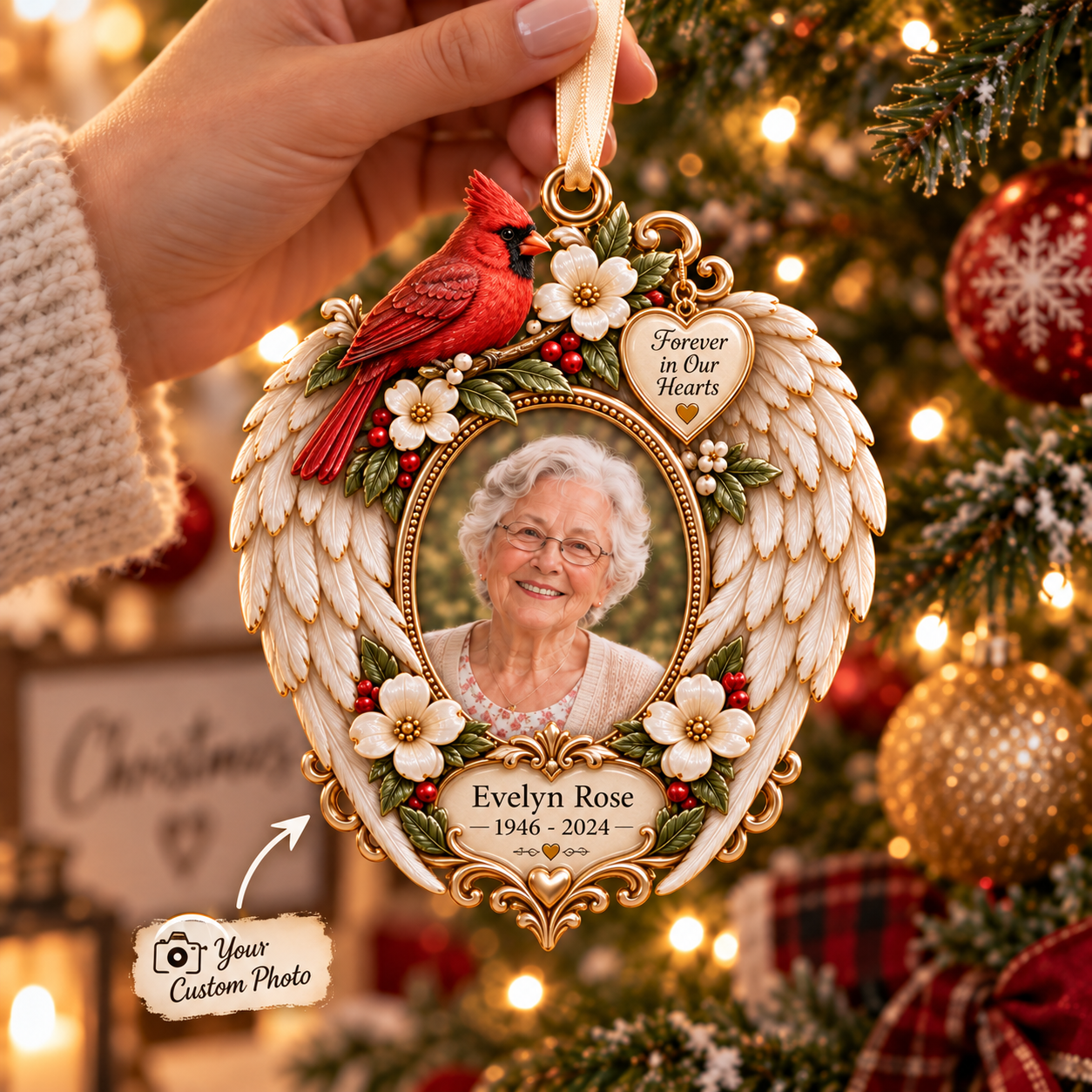 Personalized Cardinal Memorial 3D Ornament – Custom Photo, Name & Dates Angel Wings Remembrance Keepsake, Sympathy Gift 7b6b9130-20fc-4bd2-8d64-9abd5c9322c2-Memorial-Ornament-Image-Sep-16-2026-10_01_10-AM.png
