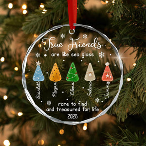 Personalized Friend Christmas Ornament: True Friends Like A Sea Glass Keepsake 7b761641-719e-41e8-984d-2b95394b59ba-4.jpg