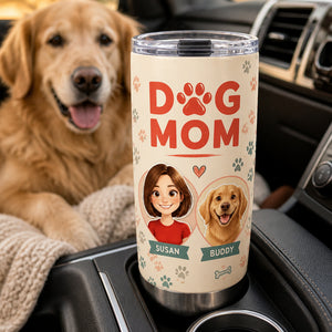Dog Mom Custom Person + Dog Portrait Tumbler - Personalized Tumbler 7b862680-abac-45cb-8530-3e8d313c581f.jpg