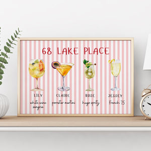 Custom Roommate Drink Print, Roommates as Drinks, Cocktail Poster, Trendy College Apartment Dorm Art, Bar Cart Decor, Personalized Wall Art 7bba5fb0-7abe-4224-b76c-e74167f5b9cb-5.jpg