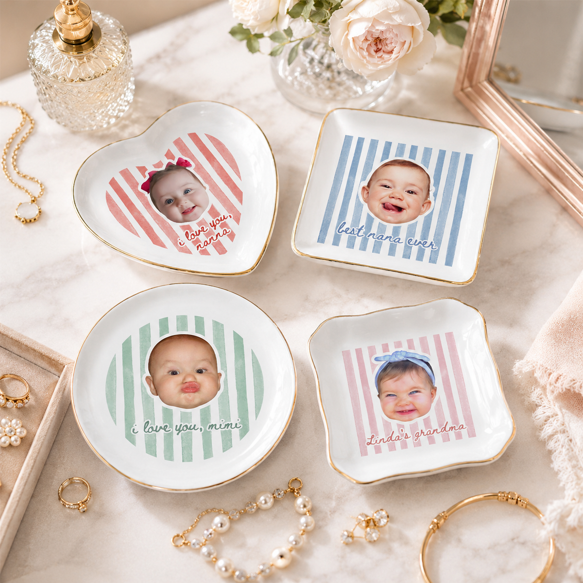 Personalized Baby Face Trinket Tray, Mothers Day Gift For Grandma, Grandma Gift from Grandkids, Nana Ring Dish, Birthday Gift For Grandma 7bdc6626-83fc-4c71-aabb-3ec02308fc94-1.png