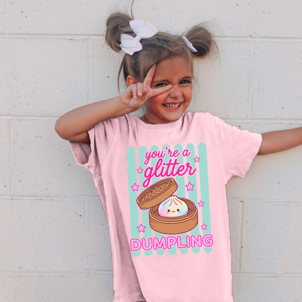 You're a Glitter Dumpling, Comfort Colors Kids/Teens Cute Shirt, Food Lover Gift, Summer Vacation T-shirt, Trendy Funny T-shirt 7bfa8d83-83e5-4392-b3db-9c6fc0fe5484-6.png