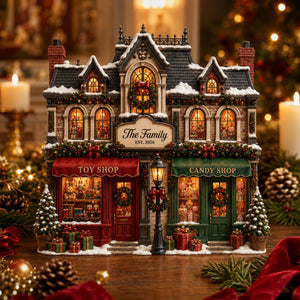 Custom Family Christmas House Wooden Block, Personalized Gingerbread Home Sign, Rustic Holiday Mantel Decor, Unique Keepsake Gift Idea 7c027ad7-64c7-476d-bd23-b68257e3291f-6.jpg