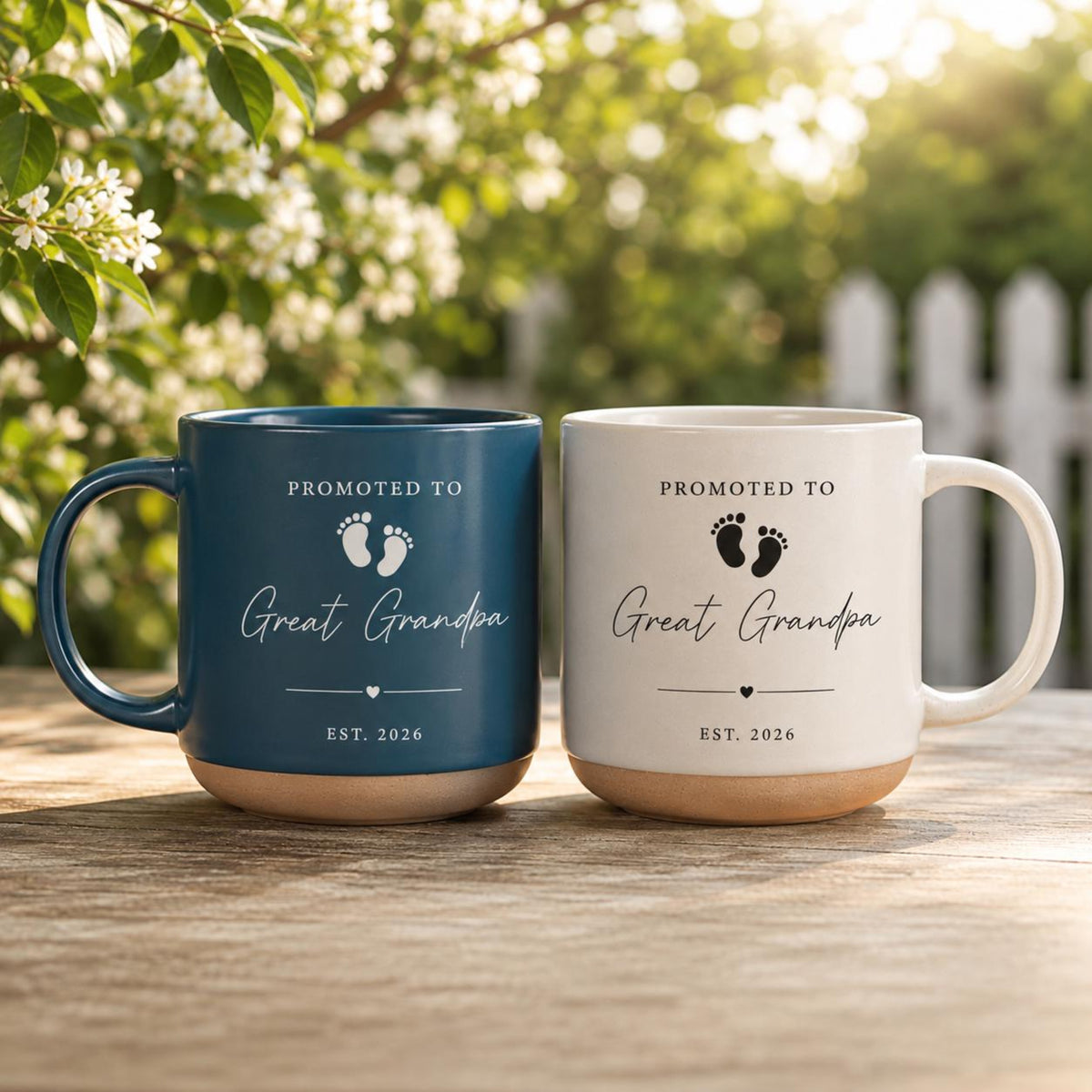 Personalized Great Grandma Grandpa Mug, Custom Pregnancy Reveal Cup, Est 2026 New Baby Announcement Gift for Grandparents 7c1e2adb-4dff-4fc6-8a9a-f2d4d21435f4-1.jpg