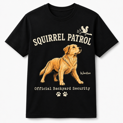 Squirrel Patrol – Custom Pet Photo Tee - Personalized T-shirt 7c42f4b0-c34c-4a8b-a675-f64958f23ed9.png