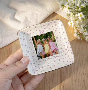 Personalized Besties Photo Ring Dish, Ceramic Best Friend Jewelry Dish, Sister Birthday Gifts For Her, Bridesmaid Striped Trinket Tray 7c58e62b-beab-44b7-ac90-081cd7ae3b77-11.jpg
