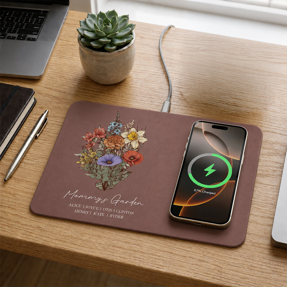 Grandma's Garden Family Birth Flower Charging Pad, Custom Wireless Charger Pad 7c5c1fd3-824f-4ae1-b624-884535ddf4c2-mk3.jpg