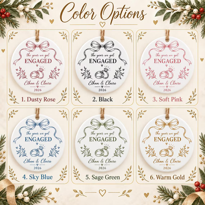 Engagement Ceramic Ornament, Personalized Couple Christmas Keepsake, The Year We Got Engaged Proposal Gift 7c6069a4-33e8-4af8-98dd-4d1f21df0e64-4_converted.png