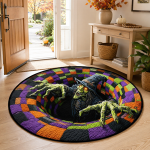 Halloween Witch & Ghost Round Rug, Spooky Welcome Mat, Cozy Indoor Carpet, Haunted Floor Mat for Entryway or Bedroom, Perfect Fall Gift Idea 7c9f884b-6165-42c1-9b8e-8c533fdd7b72-banner-1.png